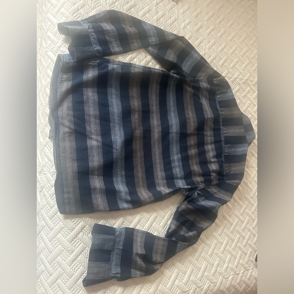 Striped Button-Up Shirt - Picture 2 of 6
